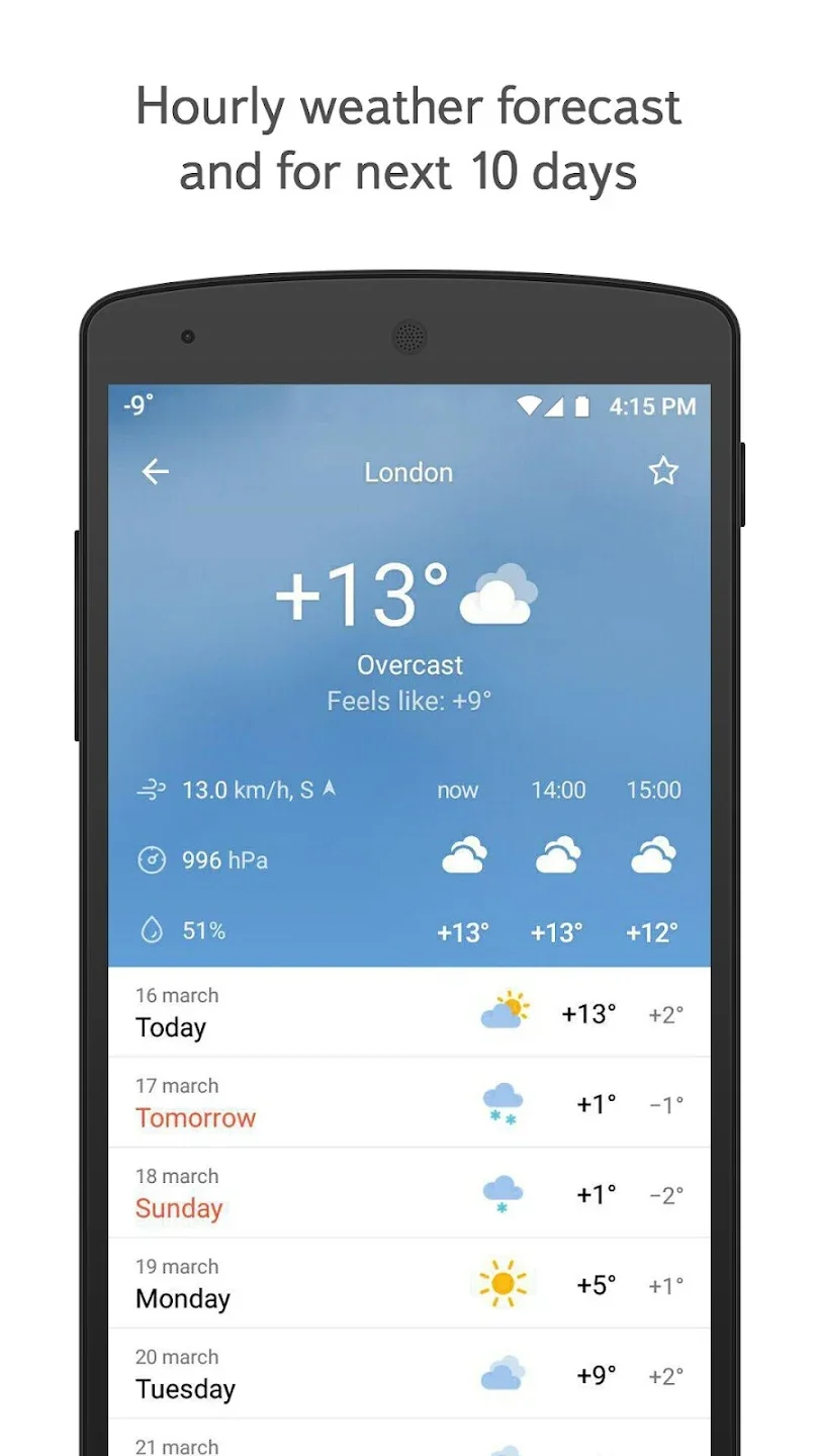 Yandex Weather 1