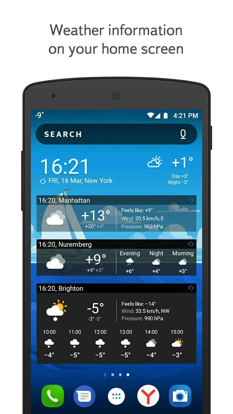 Yandex Weather 5