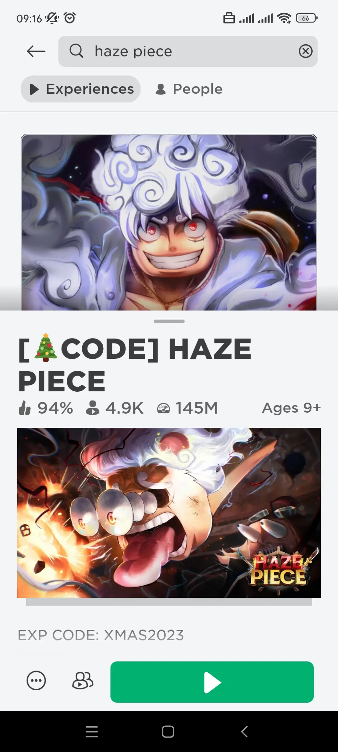 Haze Piece codes